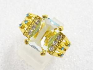 色石　指輪(23.5号)